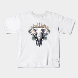 Majestic Elephant Animal Beauty Nature Wildlife Discovery Kids T-Shirt